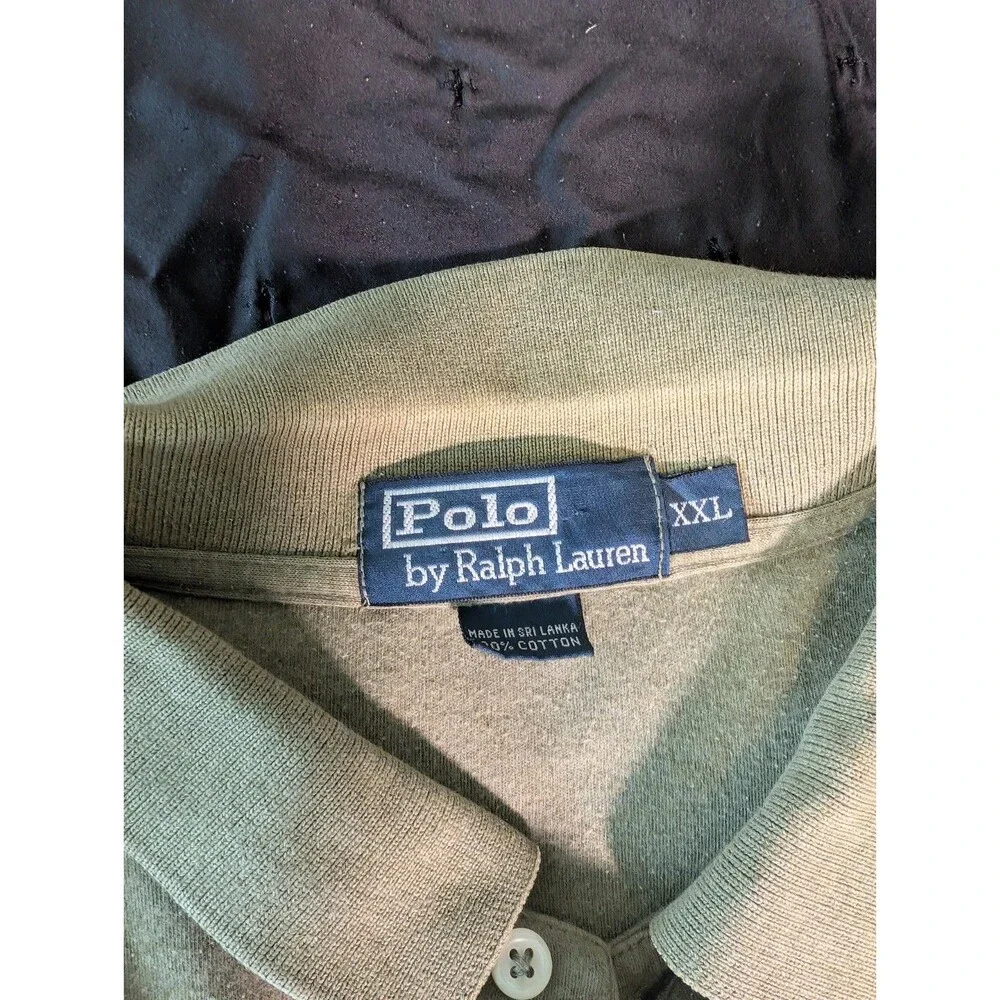 Polo Ralph Lauren Polo Shirt Men's XXL Green Short Sleeve Pony Logo Cotton
